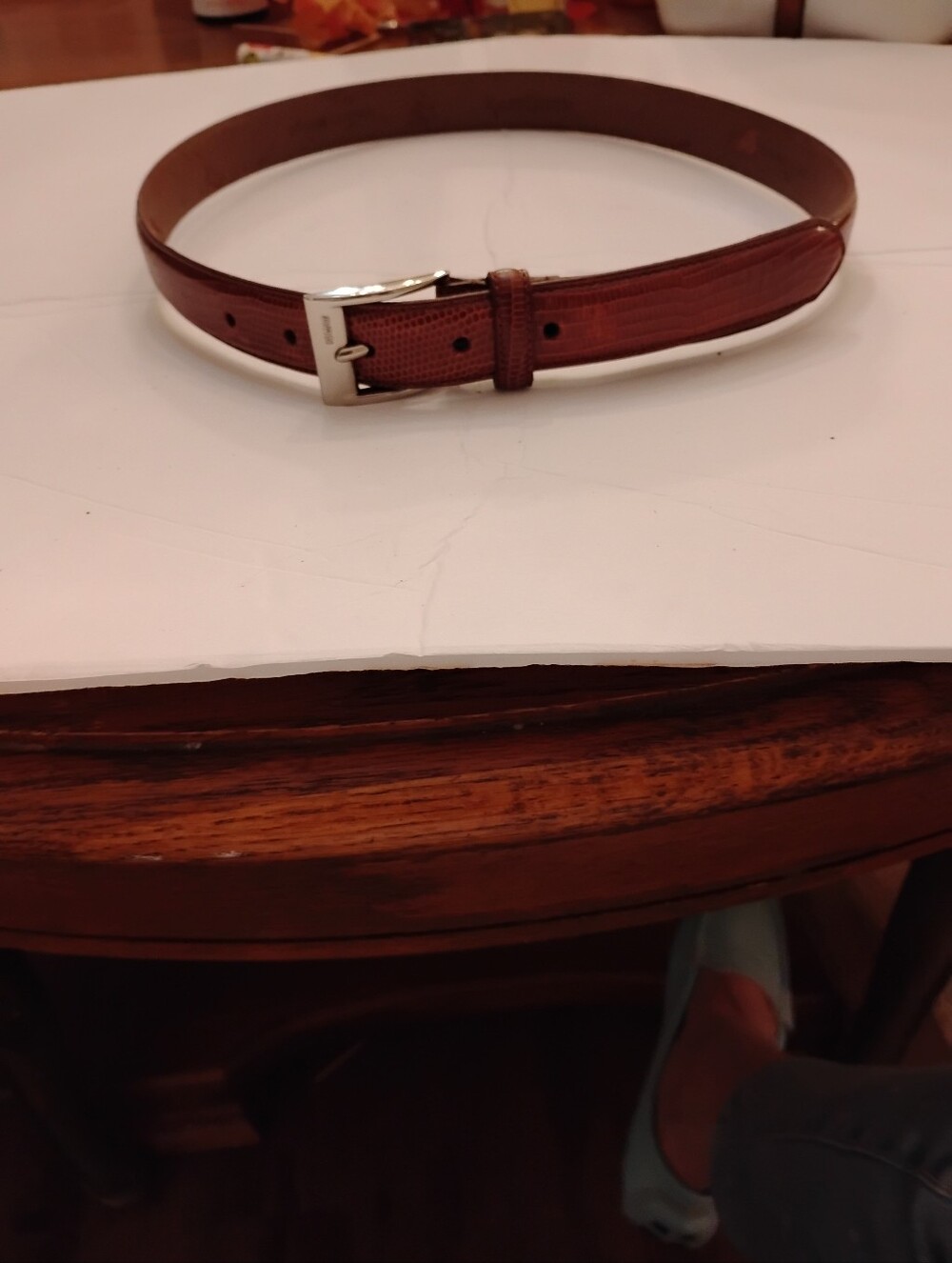 Ralph Lauren Vintage Women's Classic Brown Leather Belt.